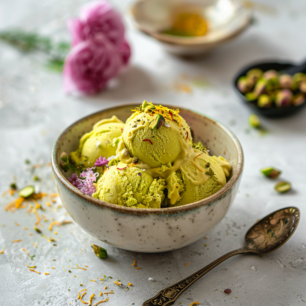 Kesar Pista Icecream(Scoop)