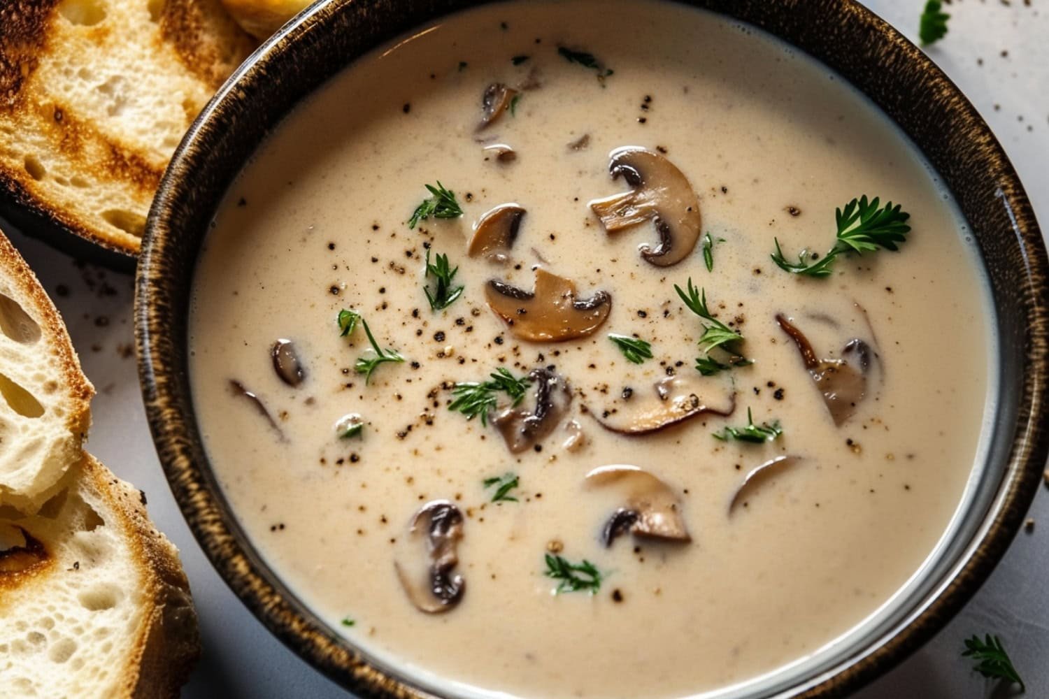 CREAM OF MUSHROOM SOUP