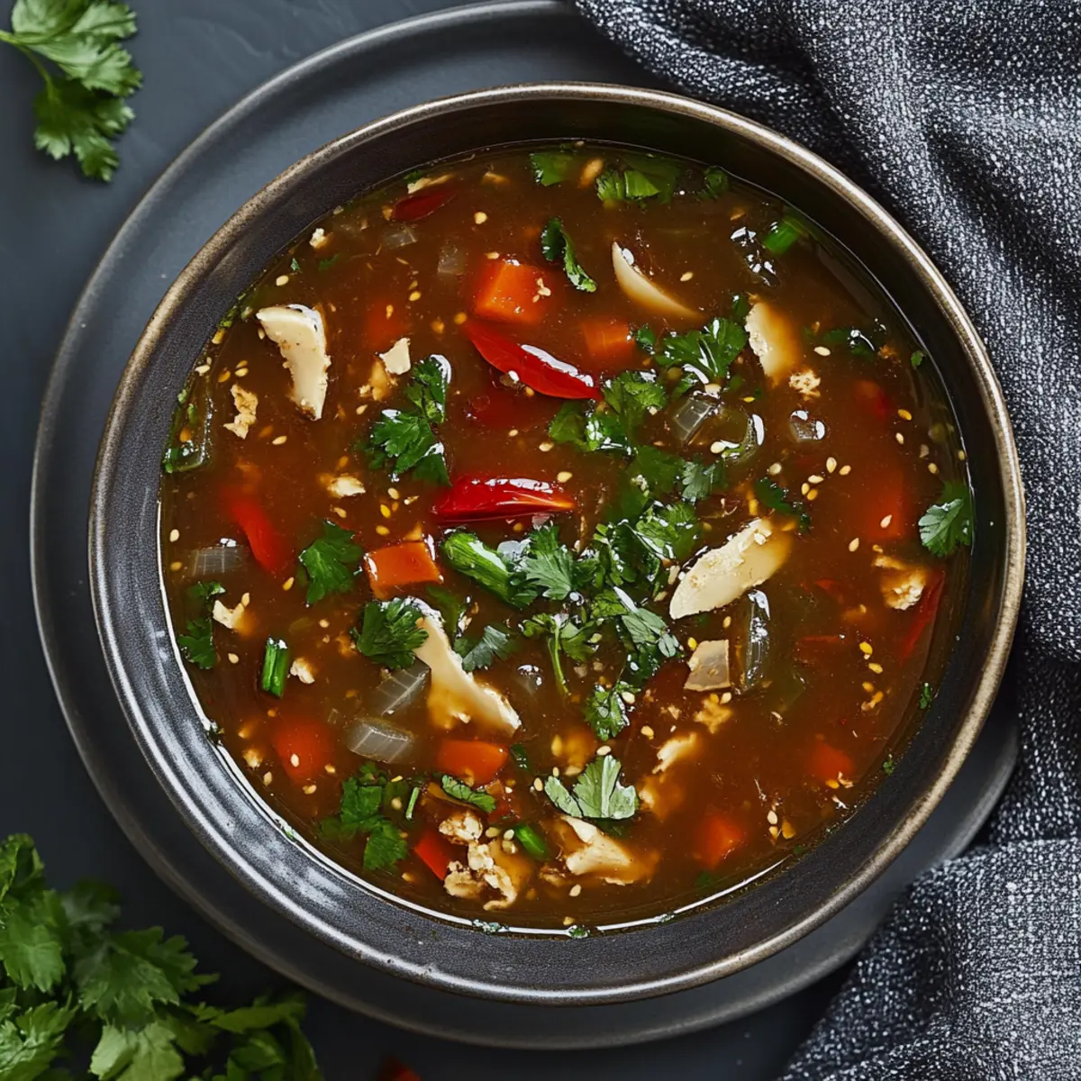 VEG MANCHOW SOUP