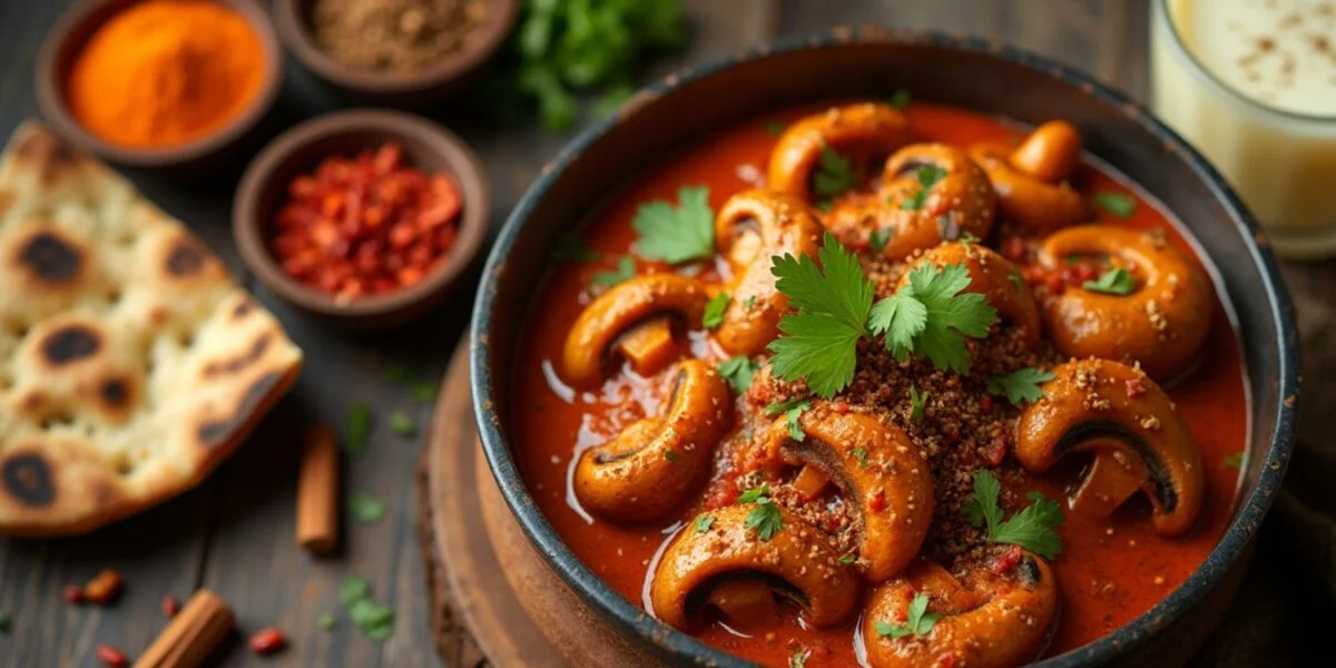 Mushroom Kadhai