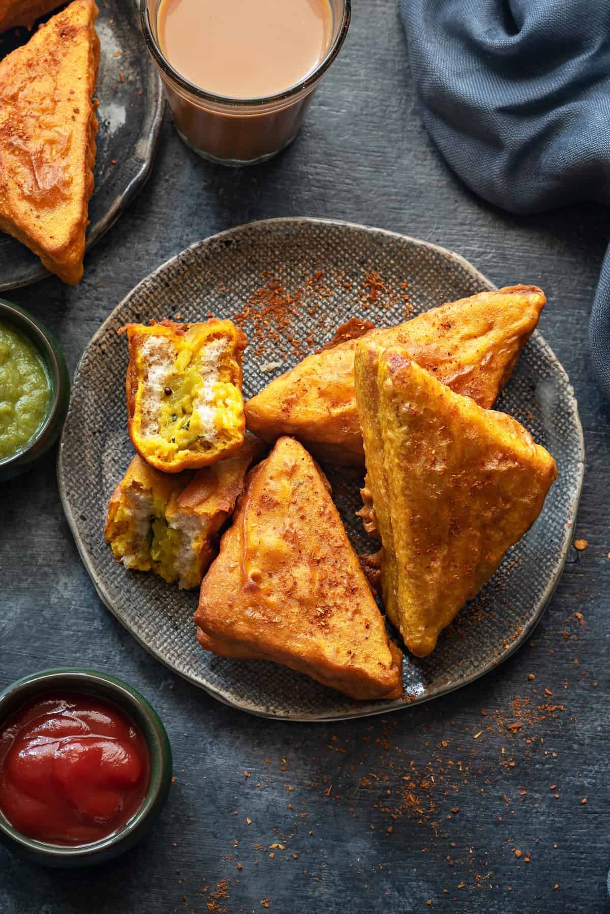 Bread Pakora(4 PCS)