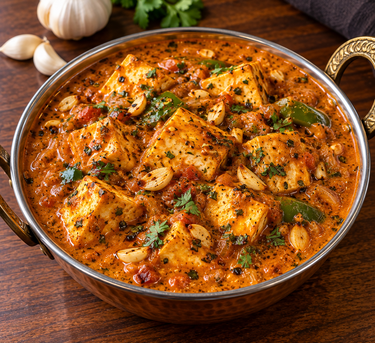 Garlic Paneer Gravy