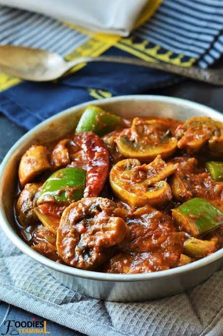Mushroom Kadhai
